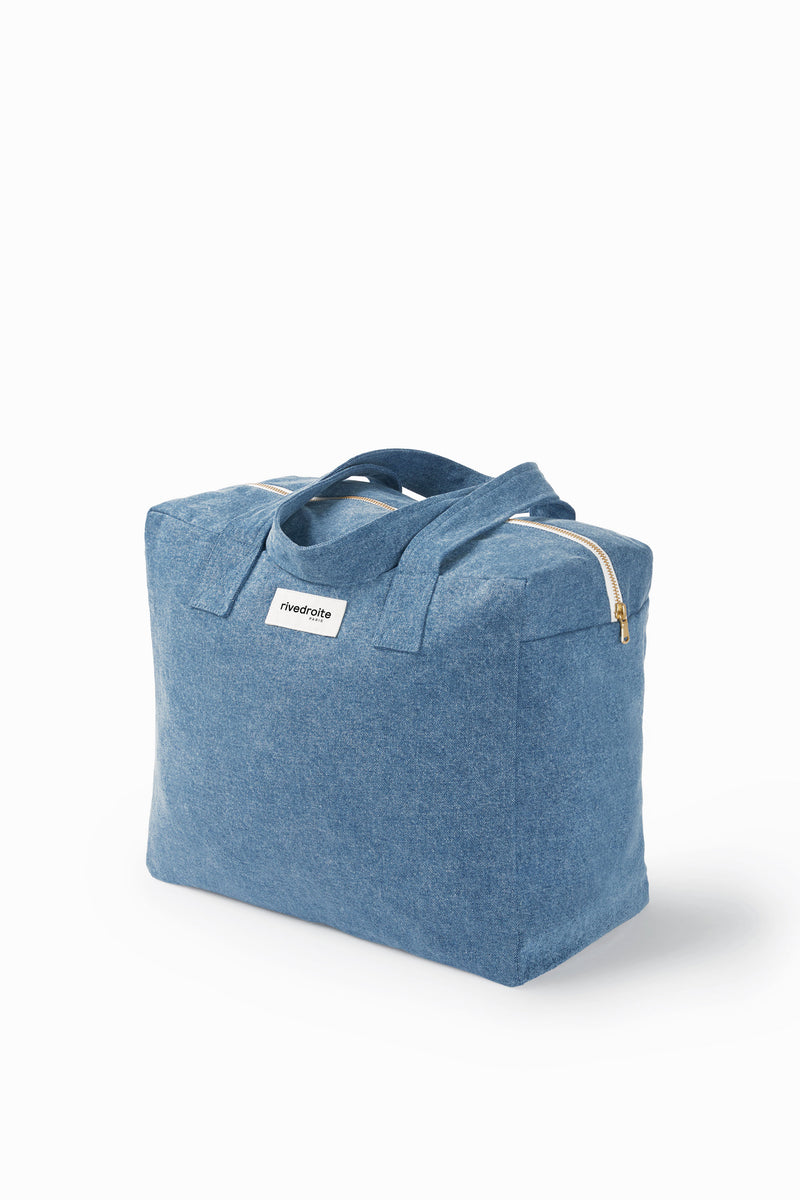 C lestins the 24 hour bag Upcycled stonewashed denim